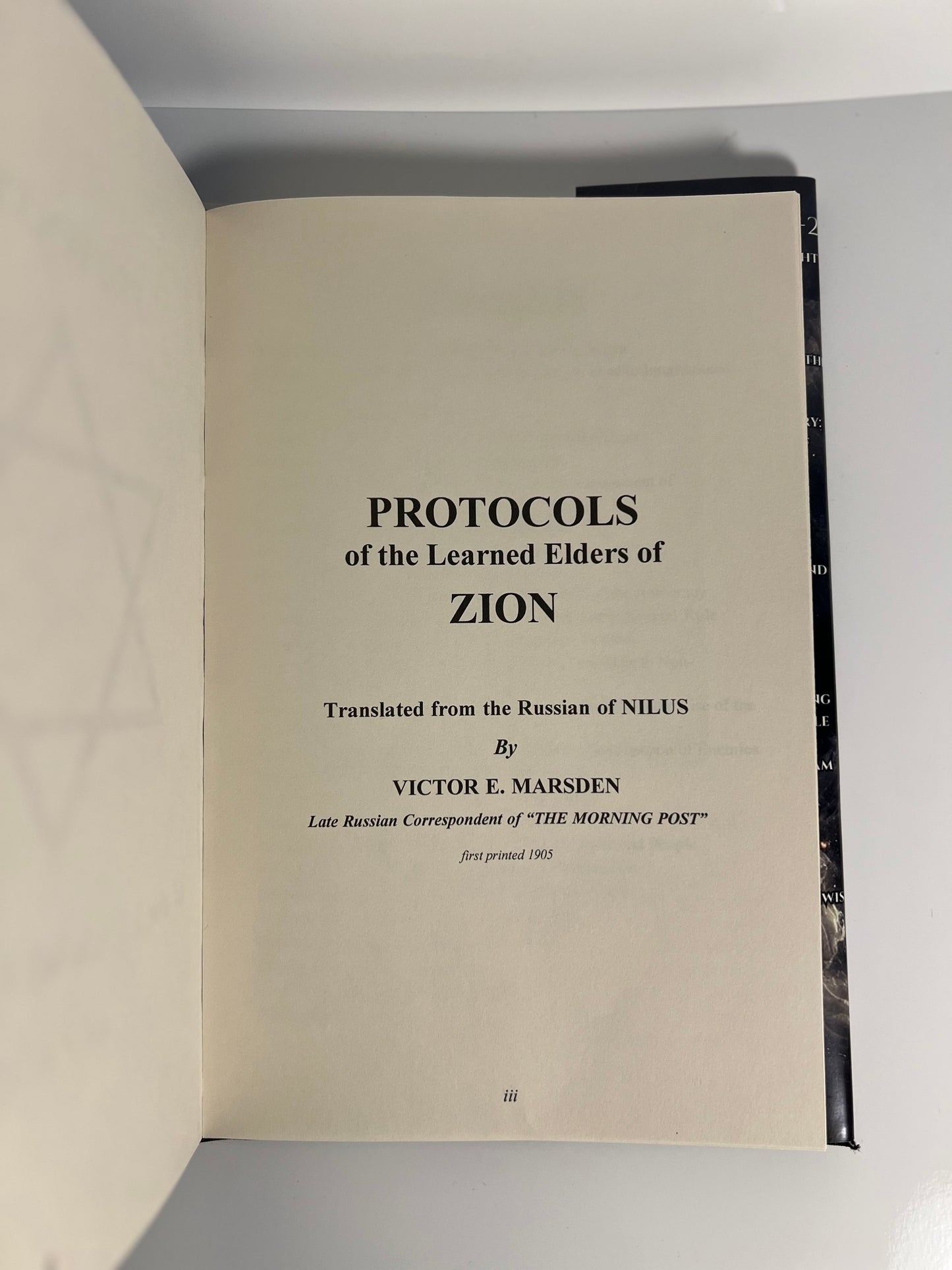 The Protocols of the Elders of Zion - 1903 (Hardcover)