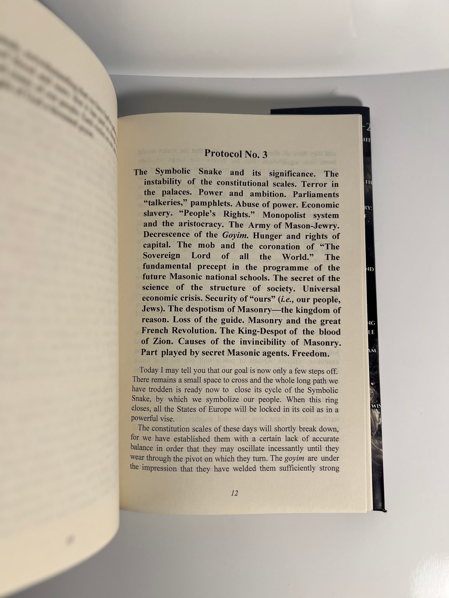 The Protocols of the Elders of Zion - 1903 (Hardcover)