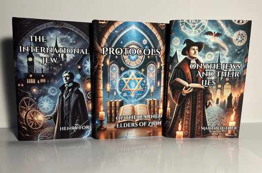 The International Jew, The Protocols of Zion & On the Jews and Their Lies (Hardcover) (3-Pack Bundle)
